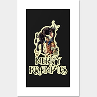 Merry Krampus Posters and Art